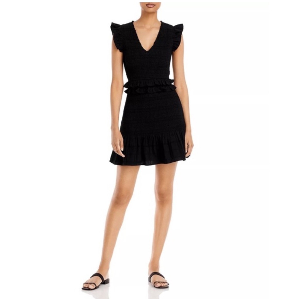 Aqua Bloomingdale’s Smocked Dress SMALL